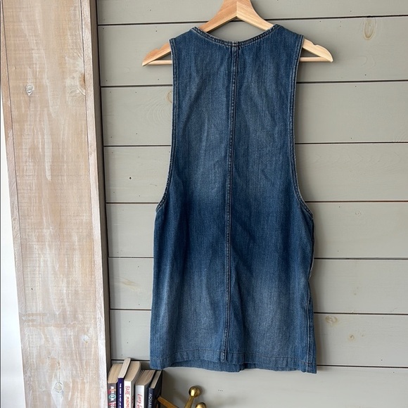 Joes Jeans Denim Overall Dress with Button Details - Picture 5 of 5